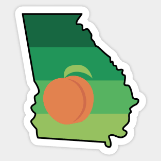 Georgia State Vibes Sticker